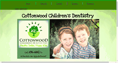 Desktop Screenshot of cottonwoodchildrensdentistry.com